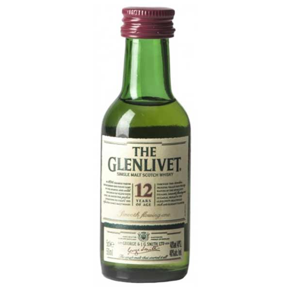 ザ グレンリベット 12年 ミニチュア 40度 50ml × 120本[ケース販売][ぺルノ イギリス スコットランド シングルモルト スコッチ ウイスキー]ギフト プレゼント 贈り物 お祝い 内祝い お返し 誕生日プレゼント 父の日 敬老の日