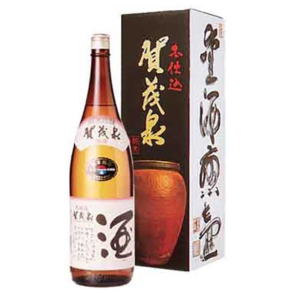 賀茂泉 純米吟醸 朱泉本仕込 1.8L 1800ml &times; 6本 [箱入] [ケース販売] [賀茂泉酒造 日本酒 清酒 広島県]ギフト プレゼント 贈り物 お祝い 内祝い お返し 誕生日プレゼント 父の日 敬老の日｜リカータイム　店