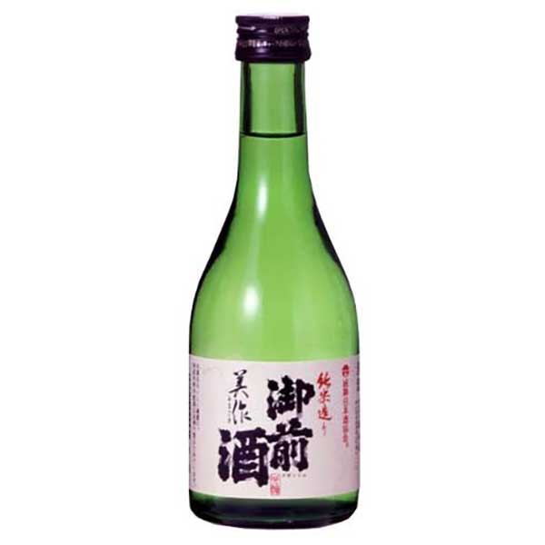 御前酒 純米 美作 300ml × 12本 [ケース販売] 送料無料(本州のみ) [御前酒蔵元辻本店 岡山県日本酒 清酒 OKN]ギフト プレゼント 贈り物 お祝い 内祝い お返し 誕生日プレゼント 父の日 敬老の日 5,435円