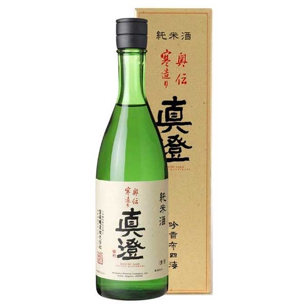 真澄 純米 奥伝寒造り 720ml &times; 12本 [箱入] [ケース販売] 送料無料(本州のみ) [宮坂醸造 長野県日本酒 清酒 OKN]ギフト プレゼント 贈り物 お祝い 内祝い お返し 誕生日プレゼント 父の日 敬老の日｜リカータイム　店