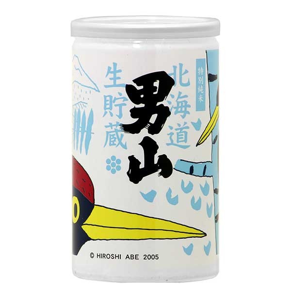男山 純米生貯蔵[アルミ缶] 180ml &times; 60本 [ケース販売] [男山 北海道日本酒 清酒 OKN]ギフト プレゼント 贈り物 お祝い 内祝い お返し 誕生日プレゼント 父の日 敬老の日｜リカータイム　店