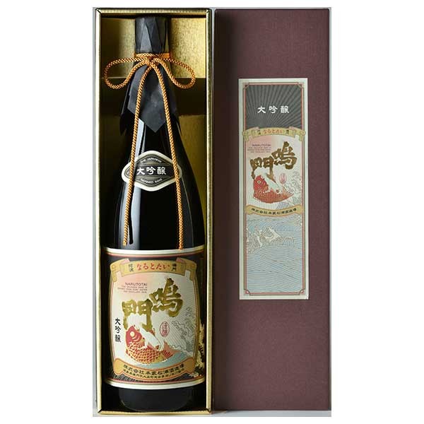 鳴門鯛 大吟醸 ＮＤ&minus;５０ 1.8L 1800ml &times; 6本 [ケース販売] 送料無料(本州のみ) [本家松浦酒造 徳島県日本酒 清酒 OKN]ギフト プレゼント 贈り物 お祝い 内祝い お返し 誕生日プレゼント 父の日 敬老の日｜リカータイム　店