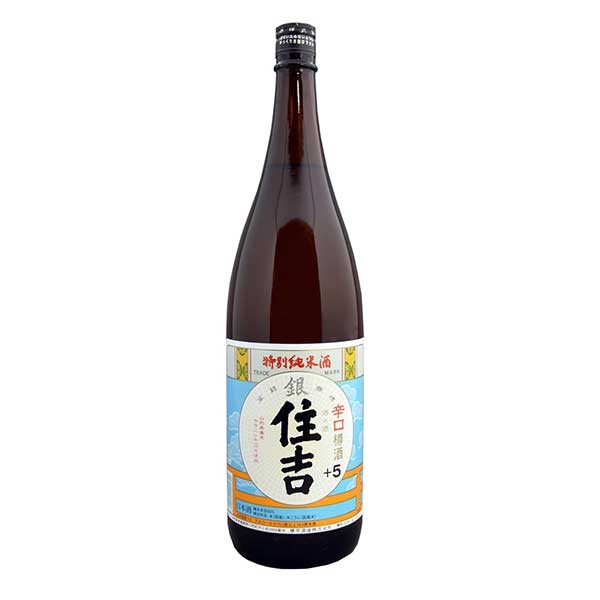 住吉 特別純米 銀 1.8L 1800ml &times; 6本 [ケース販売] 送料無料(本州のみ) [樽平酒造 山形県日本酒 清酒 OKN]ギフト プレゼント 贈り物 お祝い 内祝い お返し 誕生日プレゼント 父の日 敬老の日｜リカータイム　店