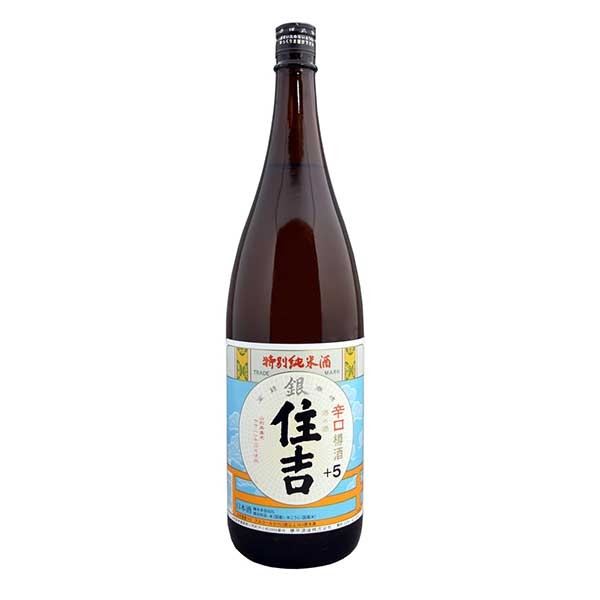 住吉 特別純米 銀 1.8L 1800ml &times; 6本 [ケース販売] [樽平酒造 日本酒 清酒 山形県]ギフト プレゼント 贈り物 お祝い 内祝い お返し 誕生日プレゼント 父の日 敬老の日｜リカータイム　店
