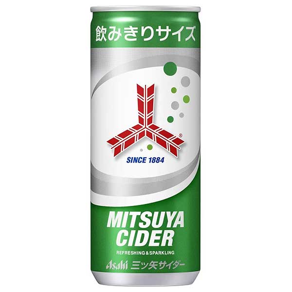 アサヒ 三ツ矢サイダー [缶] 250ml × 60本[2ケース販売] 送料無料(本州のみ) [アサヒ飲料 日本 飲料 炭酸飲料 2CEG8]ギフト プレゼント 贈り物 お祝い 内祝い お返し 誕生日プレゼント 父の日 敬老の日