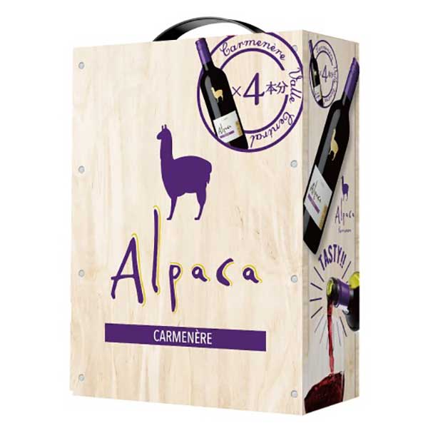 サンタ ヘレナ アルパカ カルメネール [BIB] 3L 3000ml × 4本[ケース販売] [アサヒビール チリ 赤ワイン セントラル ヴァレー フルボディ - ]ギフト プレゼント 贈り物 お祝い 内祝い お返し 誕生日プレゼント 父の日 敬老の日