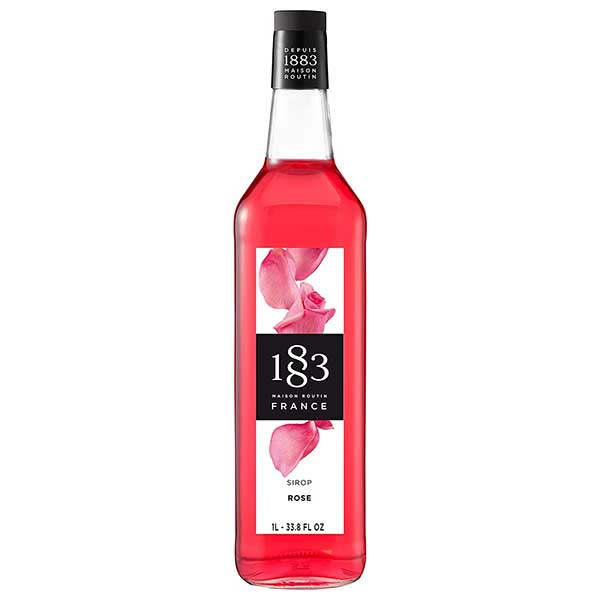1883(メゾン ルータン) ローズ シロップ 1L 1000ml x 2本 送料無料(本州のみ) [デニオ総合研究所 1883 MAISON ROUTIN フランス シロップ スイーツ 割り材] 対応 当日発送ギフト プレゼント 贈り物 お祝い 内祝い お返し 誕生日プレゼント 父の日 敬老の日