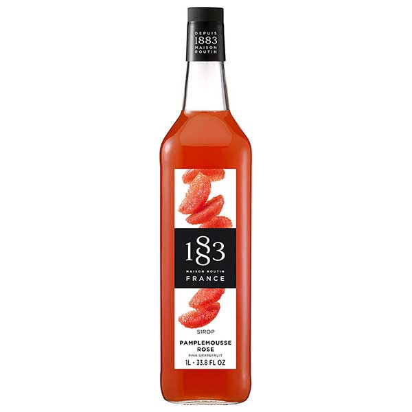 1883(メゾン ルータン) ピンクグレープフルーツ シロップ 1L 1000ml x 2本 送料無料(本州のみ) [デニオ総合研究所 1883 MAISON ROUTIN フランス シロップ スイーツ 割り材]ギフト プレゼント 贈り物 お祝い 内祝い お返し 誕生日プレゼント 父の日 敬老の日