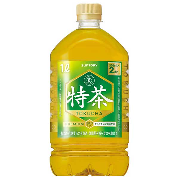 サントリー 緑茶 伊右衛門 特茶 特定保健用食品 PET 1L 1000ml × 12本 ケース販売 SUNTORY 飲料 日本 お茶 HET1C  【51%OFF!】