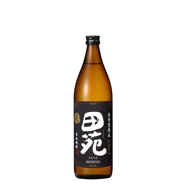 田苑 黒ラベル 麦 25度 900ml &times; 12本[ケース販売] 送料無料(本州のみ) [田苑酒造 麦焼酎 むぎ焼酎 乙類 日本 鹿児島県]ギフト プレゼント 贈り物 お祝い 内祝い お返し 誕生日プレゼント 父の日 敬老の日｜リカータイム　店