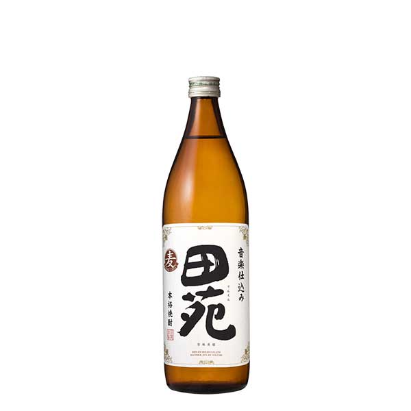 田苑 白ラベル 麦 25度 900ml &times; 12本[ケース販売] 送料無料(本州のみ) [田苑酒造 麦焼酎 むぎ焼酎 乙類 日本 鹿児島県]ギフト プレゼント 贈り物 お祝い 内祝い お返し 誕生日プレゼント 父の日 敬老の日｜リカータイム　店