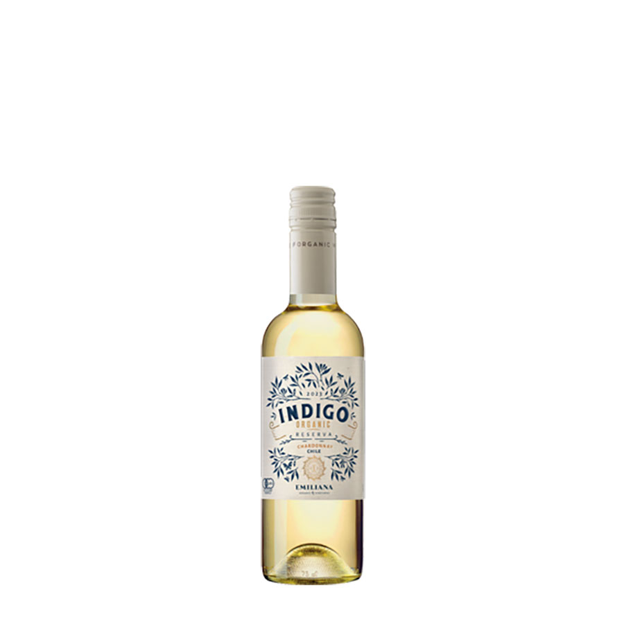 インディゴ オーガニック シャルドネ ヴァレ カサブランカ 375ml × 24本[ケース販売] 送料無料(本州のみ) [WTS チリ 白ワイン EMD1CH--23H]ギフト プレゼント 贈り物 お祝い 内祝い お返し 誕生日プレゼント 父の日 敬老の日