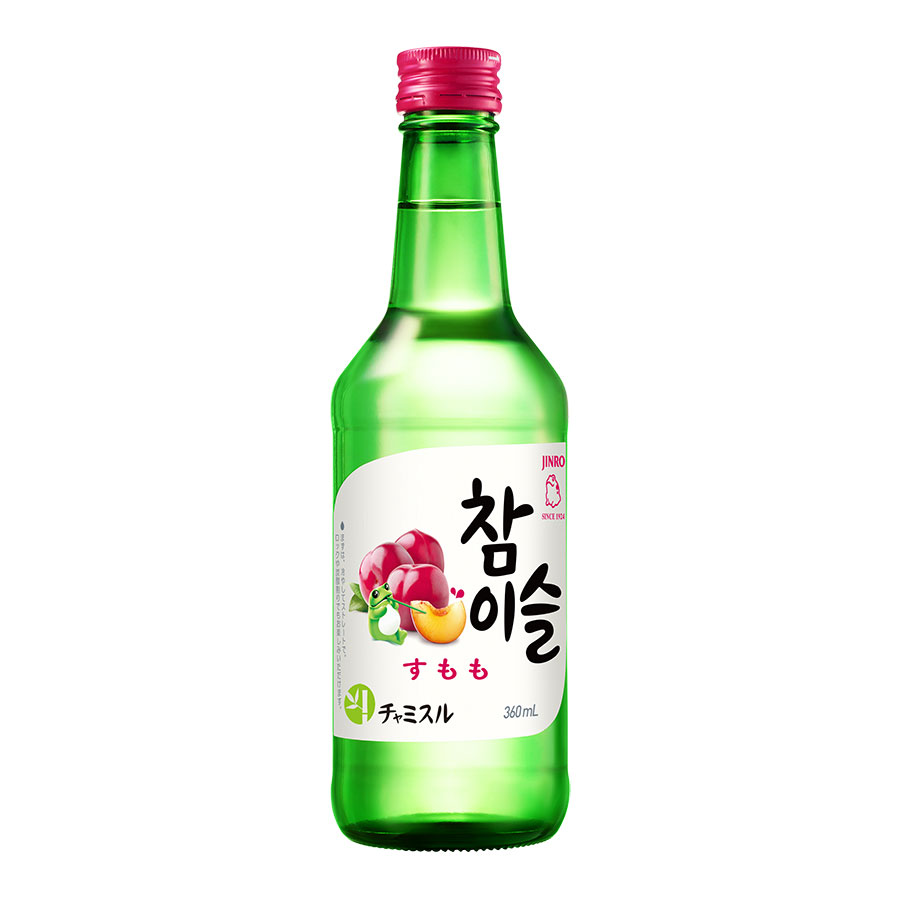眞露 JINRO ジンロ チャミスル すもも 13度 [瓶] 360ml × 20本[ケース販売] 送料無料(本州のみ)[眞露 JINRO ジンロ 韓国 リキュール]ギフト プレゼント 贈り物 お祝い 内祝い お返し 誕生日プレゼント 父の日 敬老の日