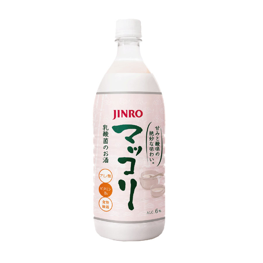 眞露 JINRO ジンロ マッコリ [ペット] 1L 1000ml &times; 15本[ケース販売] 送料無料(本州のみ)[眞露 JINRO ジンロ 韓国 リキュール]ギフト プレゼント 贈り物 お祝い 内祝い お返し 誕生日プレゼント 父の日 敬老の日｜リカータイム　店