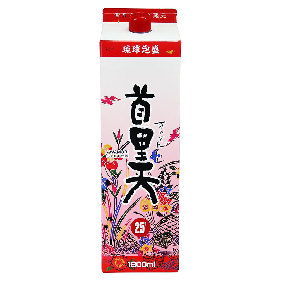 瑞穂 首里天 25度 [パック] 1.8L 1800ml × 12本[2ケース販売] 送料無料(本州のみ) [瑞穂酒造 泡盛 焼酎 日本 沖縄]ギフト プレゼント 贈り物 お祝い 内祝い お返し 誕生日プレゼント 父の日 敬老の日