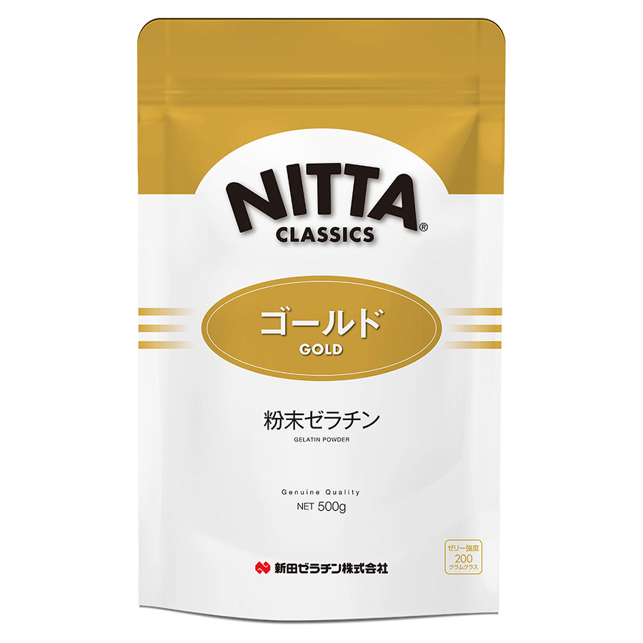 新田ゼラチン ゴールド 500g x 20袋[ケース販売] 送料無料(本州のみ) [新田ゼラチン 粉末ゼラチン 日本]ギフト プレゼント 贈り物 お祝い 内祝い お返し 誕生日プレゼント 父の日 敬老の日