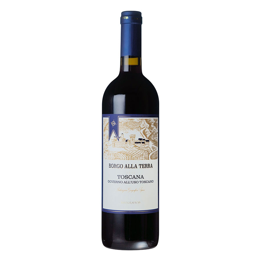 ジェオグラフィコ ジェオグラフィコ ボルゴ アッラ テッラ ゴヴェルノ アッルーゾ 750ml x 12本[ケース販売] 送料無料(本州のみ)【メーカー直送】[稲葉 イタリア トスカーナ 赤ワイン フルボディ IA111]｜リカータイム　店