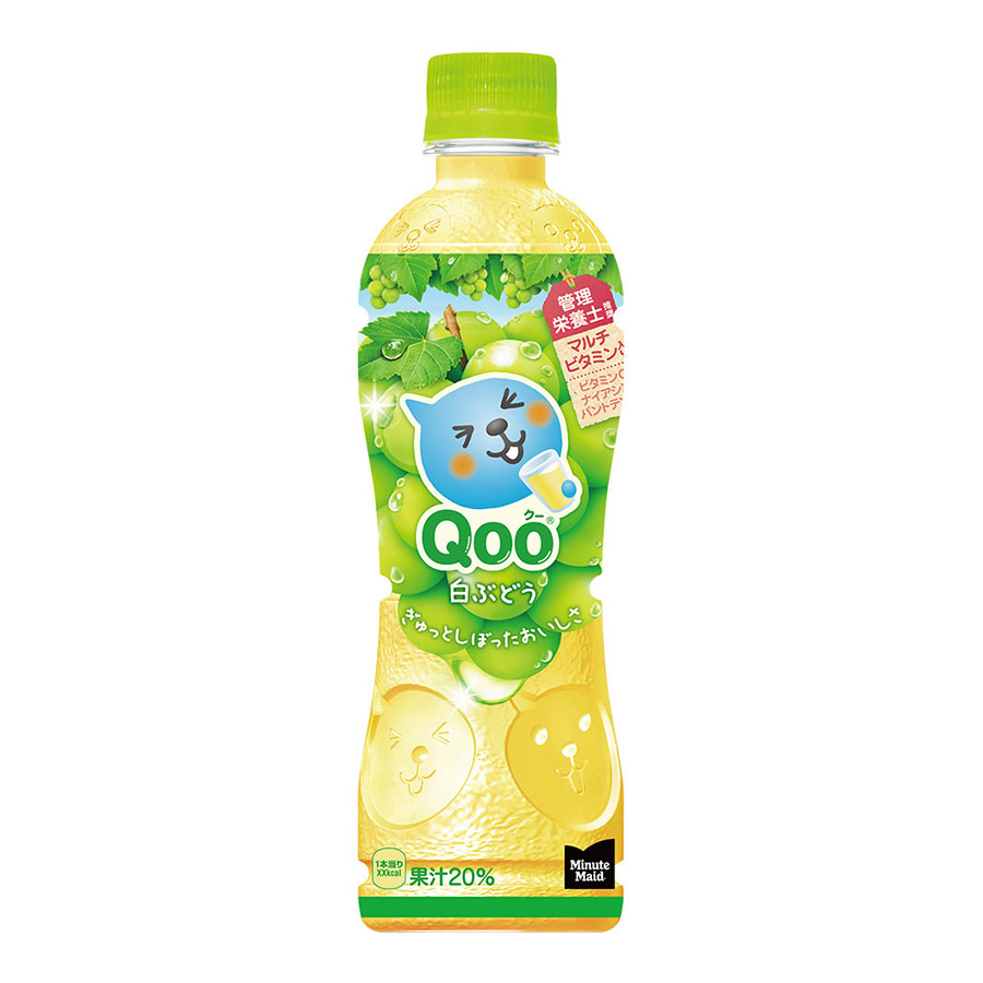 ミニッツメイド クー 白ブドウ [PET] 425ml x 48本[2ケース販売] 送料無料(本州のみ) [コカコーラ 飲料 果汁 日本 53758]｜リカータイム　店