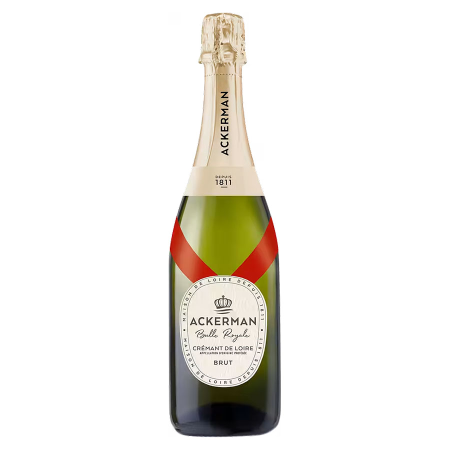 アケルマン クレマン ド ロワール ブリュット ビュル ロワイヤル 750ml x 6本[ケース販売] 送料無料(本州のみ) [AC フランス ロワール スパークリングワイン 辛口 11.5度 268000100]｜リカータイム　店