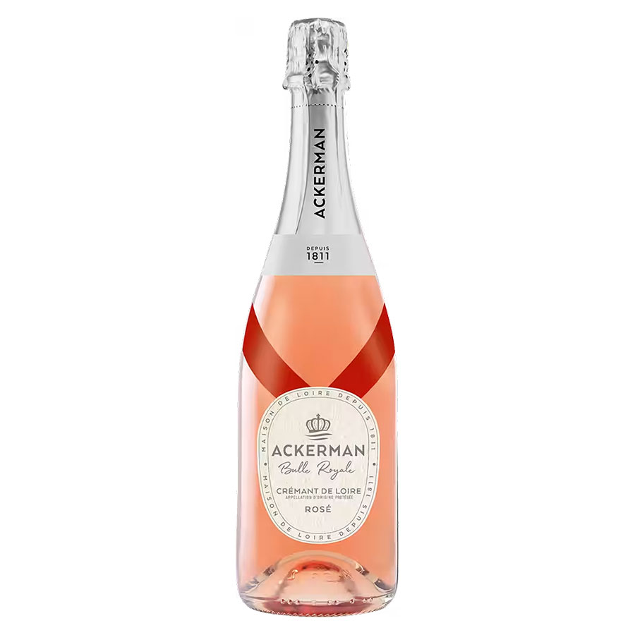 アケルマン クレマン ド ロワール ブリュット ロゼ ビュル ロワイヤル 750ml x 6本[ケース販売] 送料無料(本州のみ) [AC フランス ロワール ロゼ泡 辛口 12度 268000700]｜リカータイム　店
