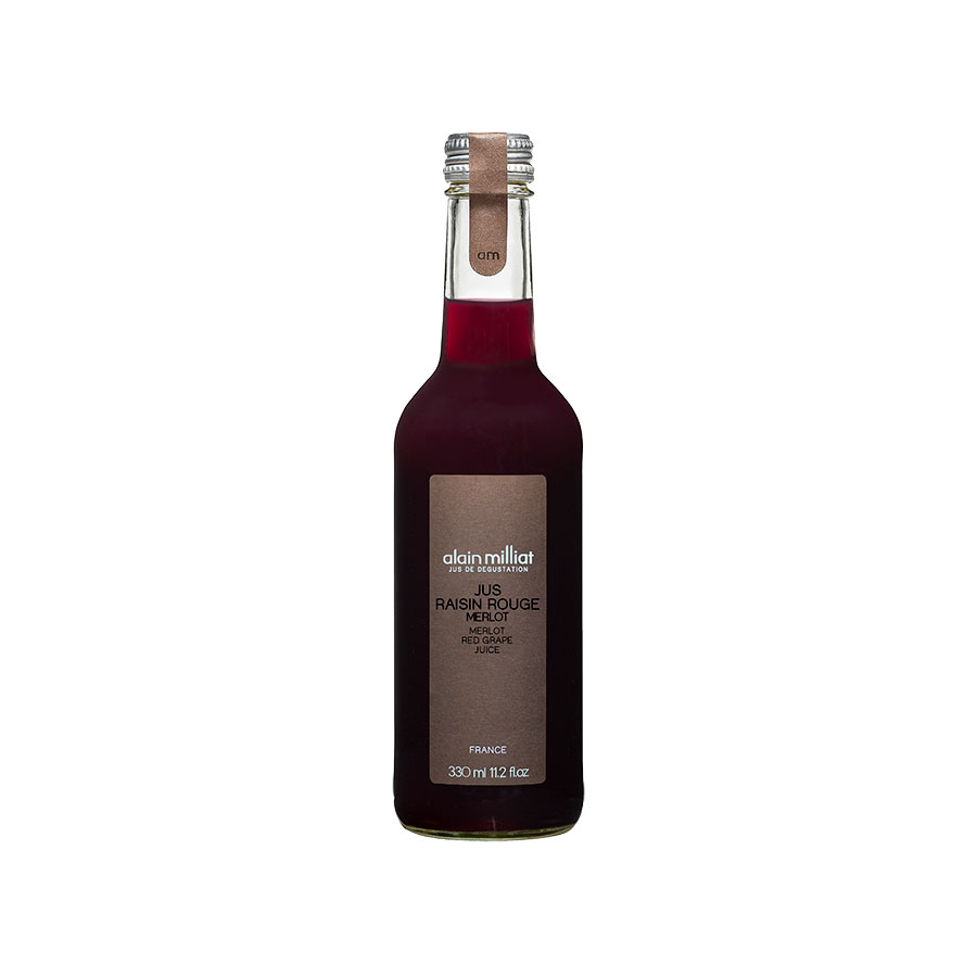 アラン ミリア メルロー 赤 グレープ ジュース 330ml x 12本[ケース販売] 送料無料(本州のみ) [AC フランス 飲料 甘口 318000606]