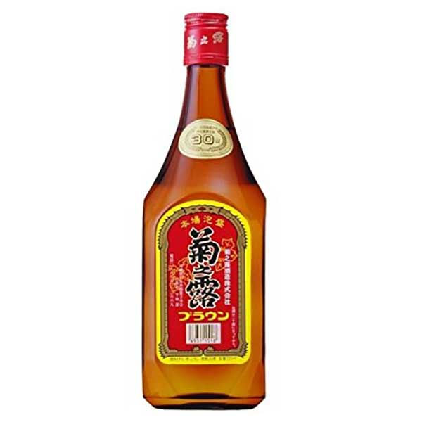 菊之露 ブラウン 30度 720ml x 12本 [ケース販売][菊之露酒造 泡盛]ギフト プレゼント 贈り物 お祝い 内祝い お返し 誕生日プレゼント 父の日 敬老の日｜リカータイム　店 9,271円