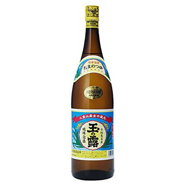 玉那覇酒造所 玉の露 30度 1.8L 1800ml &times; 6本 [ケース販売][玉那覇酒造所 泡盛 焼酎 日本 沖縄]ギフト プレゼント 贈り物 お祝い 内祝い お返し 誕生日プレゼント 父の日 敬老の日｜リカータイム　店