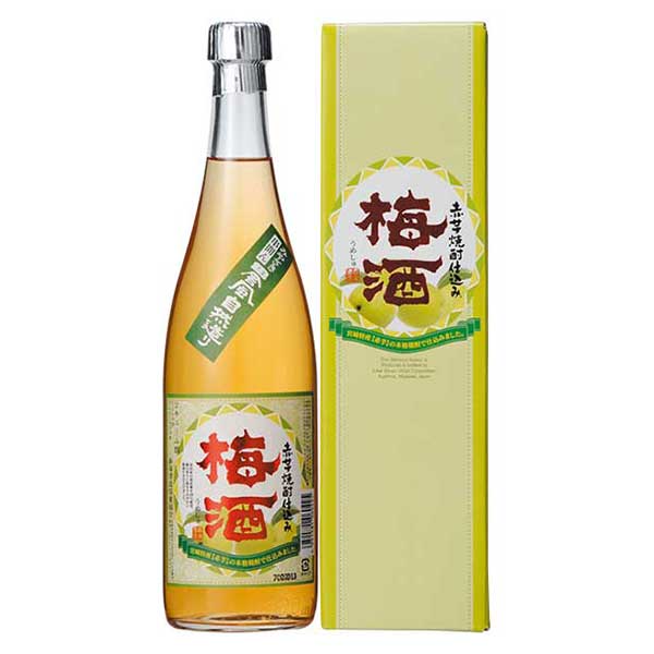 寿海 赤芋焼酎仕込梅酒 720ml × 12本[ケース販売]送料無料(本州のみ)[OKN 寿海酒造 芋焼酎 いも焼酎 乙類 日本 宮崎県]ギフト プレゼント 贈り物 お祝い 内祝い お返し 誕生日プレゼント 父の日 敬老の日