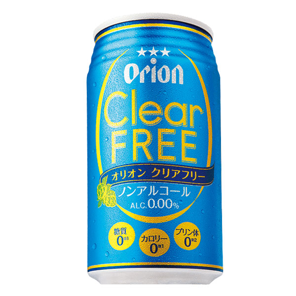 オリオンクリアフリー 缶 350ml x 24本 ケース販売 3ケースまで同梱可 オリオンビール 日本 沖縄県 ノンアルコール 3ケースまで同梱可能  ギフト プレゼント 敬老の日 新作揃え