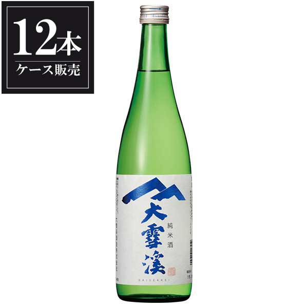 大雪渓 純米酒 720ml x 12本 [ケース販売] [大雪渓酒造 長野県 ]ギフト プレゼント 贈り物 お祝い 内祝い お返し 誕生日プレゼント 父の日 敬老の日｜リカータイム　店