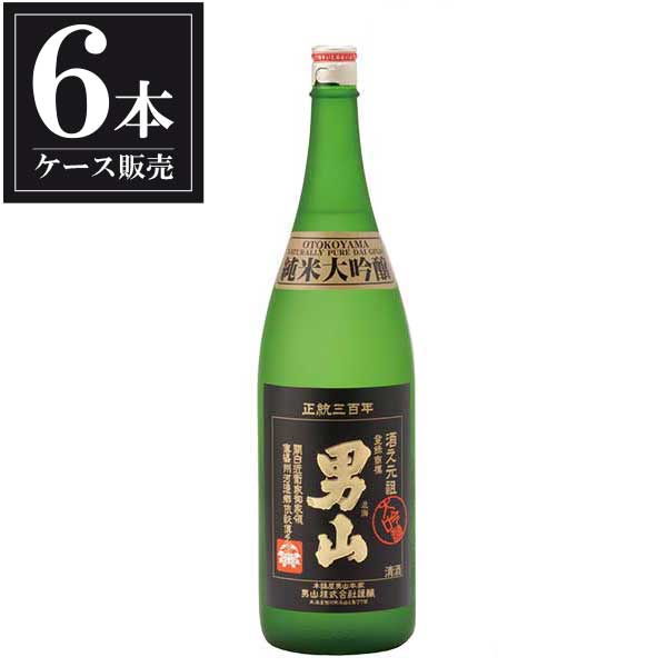 男山 純米大吟醸 1.8L 1800ml &times; 6本 [ケース販売] [男山 北海道 ]ギフト プレゼント 贈り物 お祝い 内祝い お返し 誕生日プレゼント 父の日 敬老の日｜リカータイム　店
