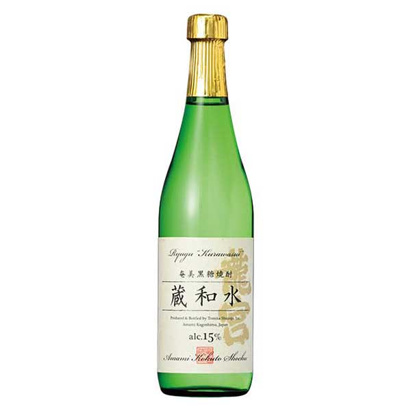 龍宮 蔵和水 15度 黒糖 720ml x 12本[ケース販売]送料無料(本州のみ)[OKN 富田酒造 鹿児島県]【ギフト不可】ギフト プレゼント 贈り物 お祝い 内祝い お返し 誕生日プレゼント 父の日 敬老の日｜リカータイム　店