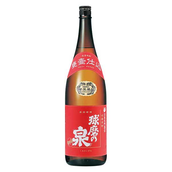 球磨の泉 かめ仕込 25度 米 1.8L 1800ml × 6本[ケース販売] [OKN 那須酒造 米焼酎 こめ焼酎 熊本県]ギフト プレゼント 贈り物 お祝い 内祝い お返し 誕生日プレゼント 父の日 敬老の日