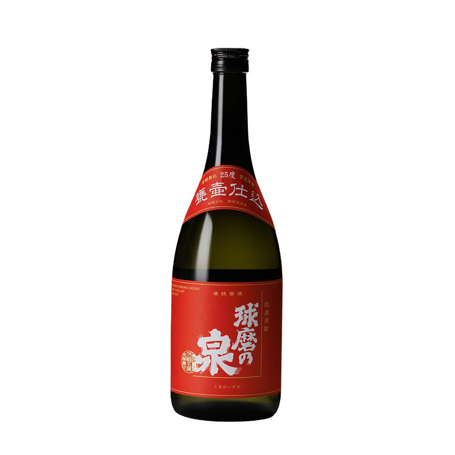 球磨の泉 かめ仕込 25度 米 720ml &times; 12本[ケース販売]送料無料(本州のみ) [OKN 那須酒造 米焼酎 こめ焼酎 熊本県]ギフト プレゼント 贈り物 お祝い 内祝い お返し 誕生日プレゼント 父の日 敬老の日｜リカータイム　店