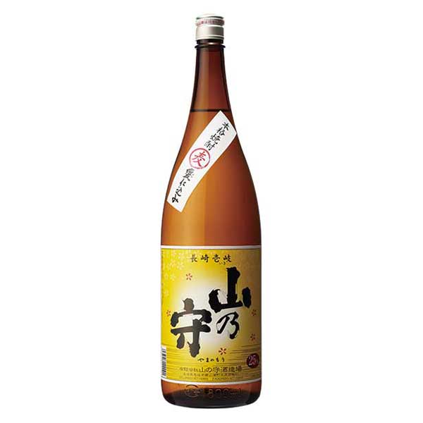 山乃守 25度 麦 1.8L 1800ml × 6本[ケース販売]送料無料(本州のみ)[OKN 山の守酒造 麦焼酎 むぎ焼酎 長崎県]ギフト プレゼント 贈り物 お祝い 内祝い お返し 誕生日プレゼント 父の日 敬老の日