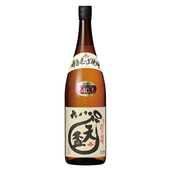 天盃 博多むぎ焼酎 40度 [瓶] 1.8L 1800ml &times; 6本[ケース販売]送料無料(本州のみ)[OKN 天盃 麦焼酎 むぎ焼酎 乙類 日本 福岡県]ギフト プレゼント 贈り物 お祝い 内祝い お返し 誕生日プレゼント 父の日 敬老の日｜リカータイム　店