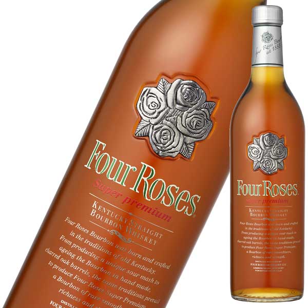 フォアローゼズ プラチナ 43度 750ml 正規品 [FourRoses][キリン アメリカ ケンタッキー ストレート バーボン ウイスキー]ギフト プレゼント 贈り物 お祝い 内祝い お返し 誕生日プレゼント 父の日 敬老の日