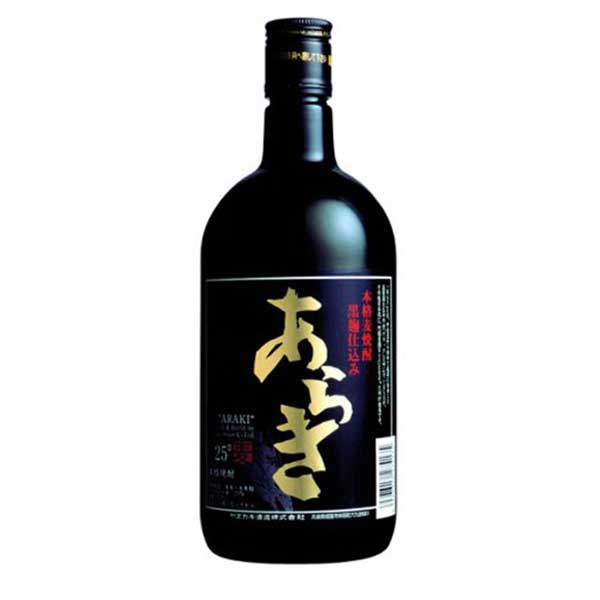 八重垣 黒麹仕込 あらき 麦 25度 720ml × 12本[ケース販売] [OKN ヤヱガキ酒造 麦焼酎 むぎ焼酎 乙類 兵庫県]ギフト プレゼント 贈り物 お祝い 内祝い お返し 誕生日プレゼント 父の日 敬老の日