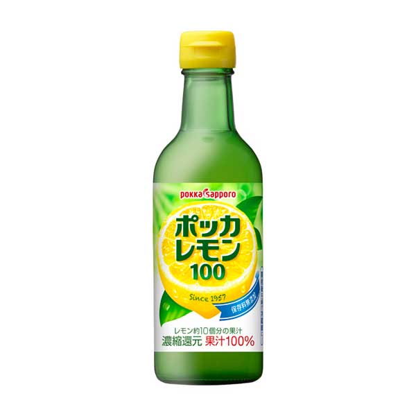 ポッカサッポロ ポッカレモン100 [瓶] 300ml &times; 24本[2ケース販売] 送料無料(本州のみ) [ポッカサッポロ 日本 飲料 JK01]【ギフト不可】ギフト プレゼント 贈り物 お祝い 内祝い お返し 誕生日プレゼント 父の日 敬老の日｜リカータイム2号店　店
