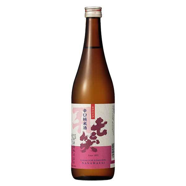 七笑 辛口純米酒 720ml &times; 12本[ケース販売] 送料無料(本州のみ) [OKN 七笑酒造 長野県 日本酒 清酒]ギフト プレゼント 贈り物 お祝い 内祝い お返し 誕生日プレゼント 父の日 敬老の日｜リカータイム2号店　店