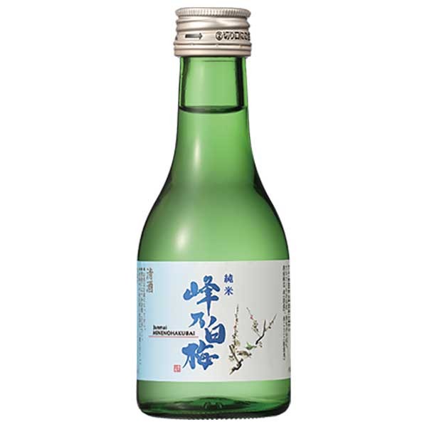 峰乃白梅 純米酒 180ml &times; 30本[ケース販売][OKN 峰乃白梅酒造 新潟県 日本酒 清酒]ギフト プレゼント 贈り物 お祝い 内祝い お返し 誕生日プレゼント 父の日 敬老の日｜リカータイム2号店　店