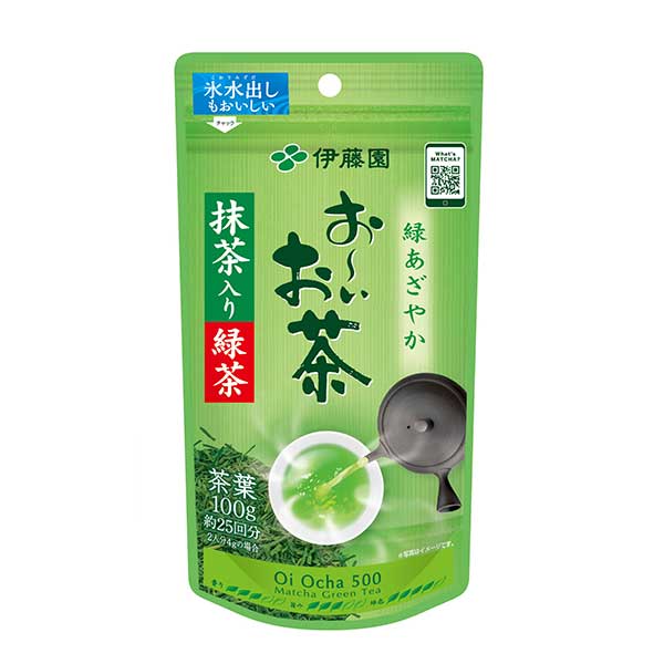 伊藤園 お～いお茶 抹茶入り緑茶 [パウチ] 100g × 10本[ケース販売][伊藤園 日本 飲料 日本茶 60296]ギフト プレゼント 贈り物 お祝い 内祝い お返し 誕生日プレゼント 父の日 敬老の日