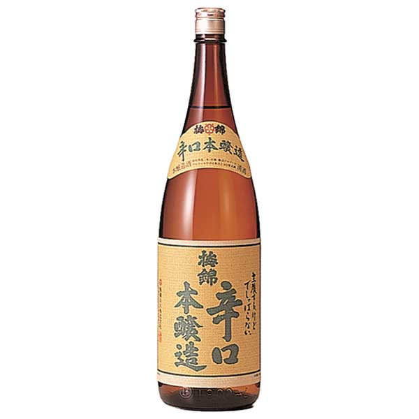 梅錦 辛口本醸造 1.8L 1800ml x 6本 [ケース販売] [梅錦山川 愛媛県 ]ギフト プレゼント 贈り物 お祝い 内祝い お返し 誕生日プレゼント 父の日 敬老の日