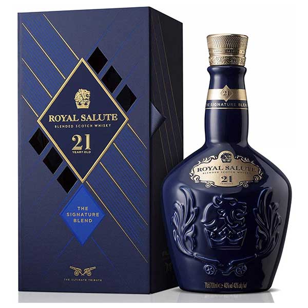 ローヤルサルート21年 シグネチャーブレンド 40度 700ml x 2本 送料無料(本州のみ) [ペルノ スコットランド ブレンデッドスコッチウイスキー]ギフト プレゼント 贈り物 お祝い 内祝い お返し 誕生日プレゼント 父の日 敬老の日｜リカータイム2号店　店