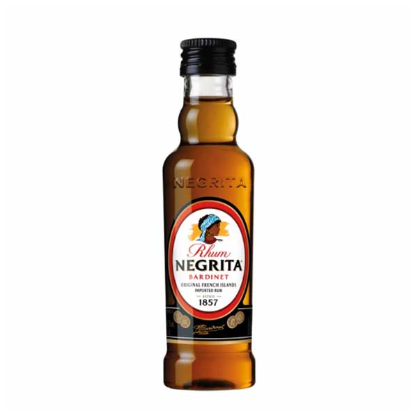 ネグリタ ラム 37度 50ml × 96本[ケース販売][ドーバー フランス スピリッツ ラム スイーツ デザート作り 料理作り お菓子作り]ギフト プレゼント 贈り物 お祝い 内祝い お返し 誕生日プレゼント 父の日 敬老の日