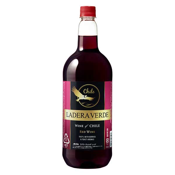 ラデラ ヴェルデ レッド [PET] 1.5L 1500ml × 6本[ケース販売] 送料無料(本州のみ) [メルシャン チリ チリ 赤ワイン ミディアムボディ 421236]ギフト プレゼント 贈り物 お祝い 内祝い お返し 誕生日プレゼント 父の日 敬老の日