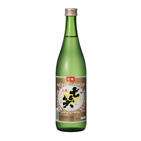七笑 紅梅 720ml × 12本 [ケース販売] 送料無料(本州のみ) [七笑酒造 長野県日本酒 清酒 OKN]ギフト プレゼント 贈り物 お祝い 内祝い お返し 誕生日プレゼント 父の日 敬老の日