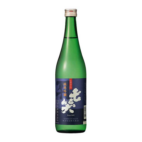 七笑 純米吟醸 720ml &times; 12本 [ケース販売] 送料無料(本州のみ) [七笑酒造 長野県日本酒 清酒 OKN]ギフト プレゼント 贈り物 お祝い 内祝い お返し 誕生日プレゼント 父の日 敬老の日｜リカータイム2号店　店