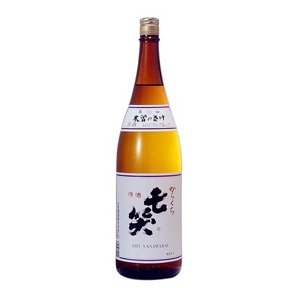 七笑 辛口 1.8L 1800ml × 6本 [ケース販売] [七笑酒造 日本酒 清酒 長野県]ギフト プレゼント 贈り物 お祝い 内祝い お返し 誕生日プレゼント 父の日 敬老の日