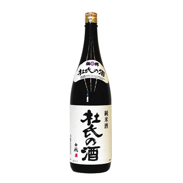 梅錦 純米 杜氏の酒 1.8L 1800ml x 6本 ケース販売 送料無料 本州のみ 梅錦山川 愛媛県 【SALE／93%OFF】